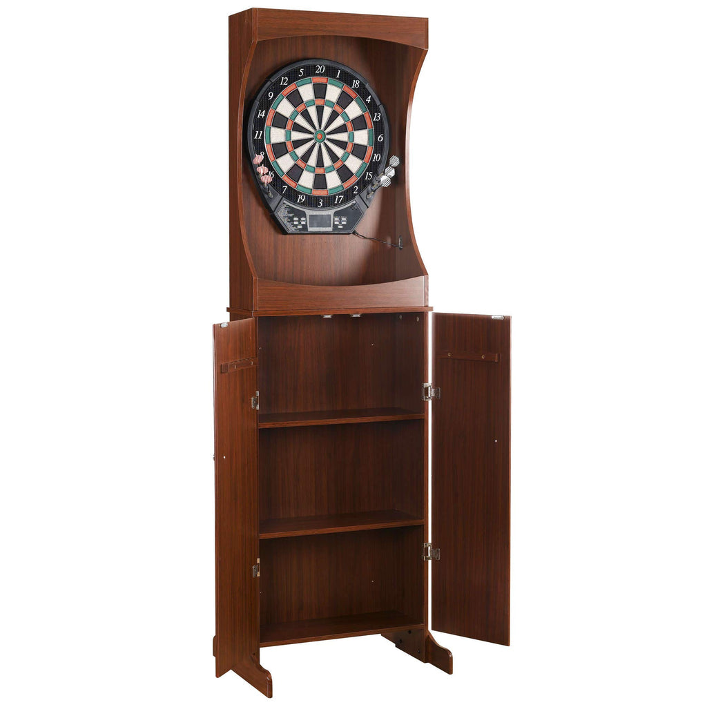 Ng1040 Outlaw Free Standing Dart Cabinet Set With Electronic Scoring System