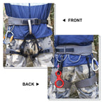 Newdoar Climbing Harness, Mountaineering Rock Climbing Harness, Half Body Harness For Rappelling Fire Rescuing Tree Climbing (Gr