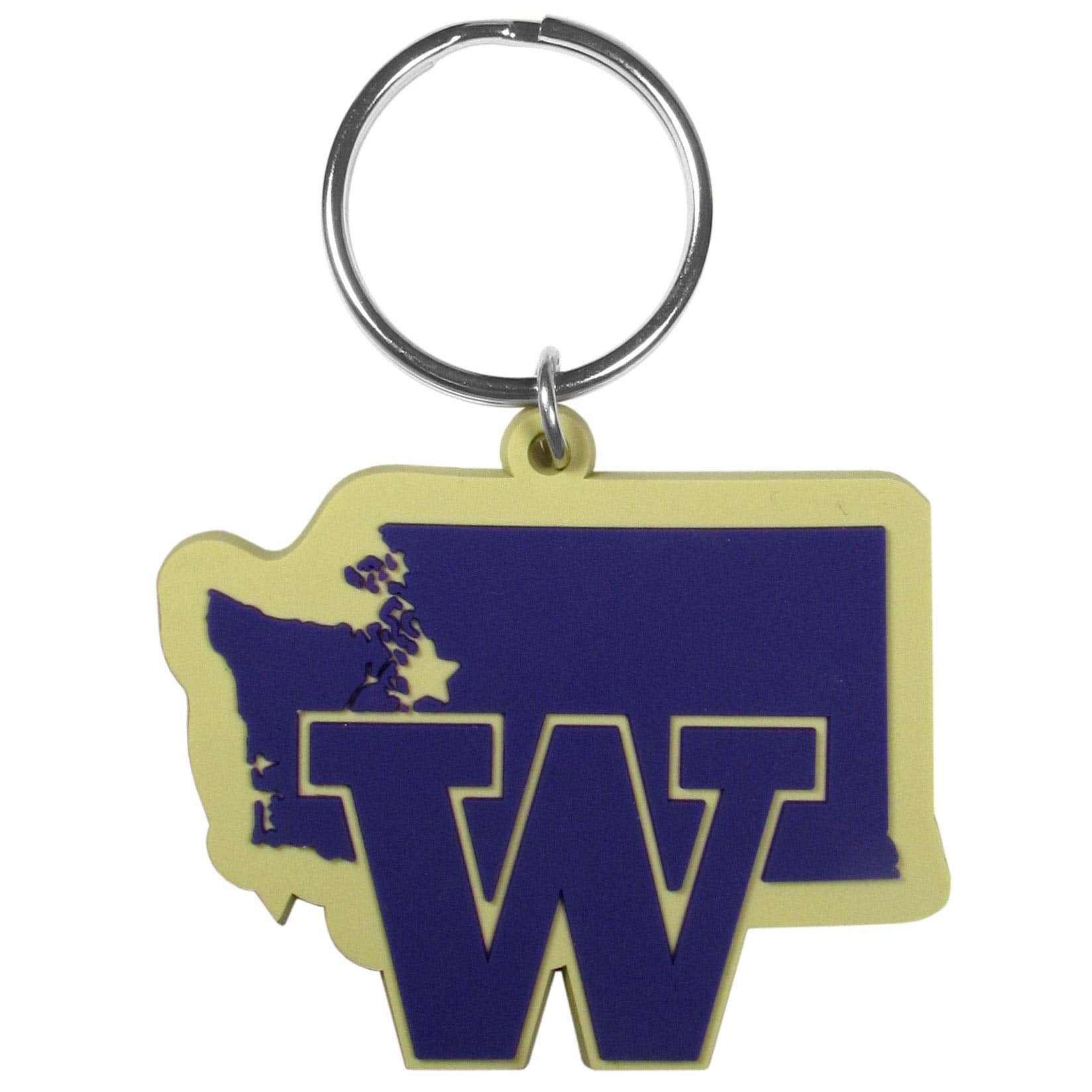 Siskiyou Sports NCAA Washington Huskies Flex Key Chain, Team Colors, One Size