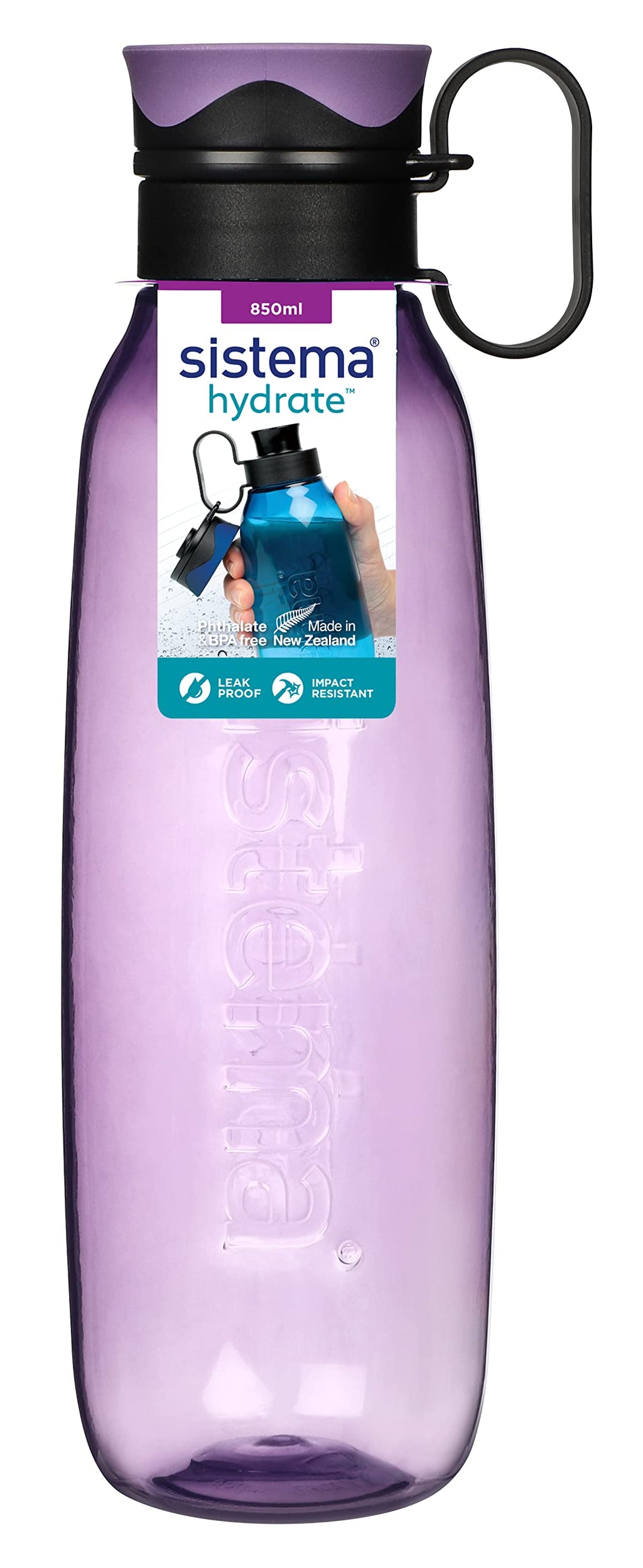 Sistema Traverse Tritan Bottle, Assorted Colours, 850 Ml