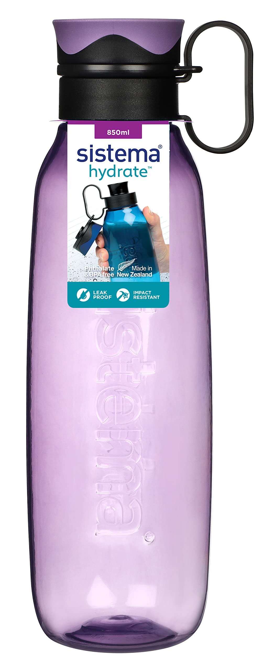 Sistema Traverse Tritan Bottle, Assorted Colours, 850 Ml