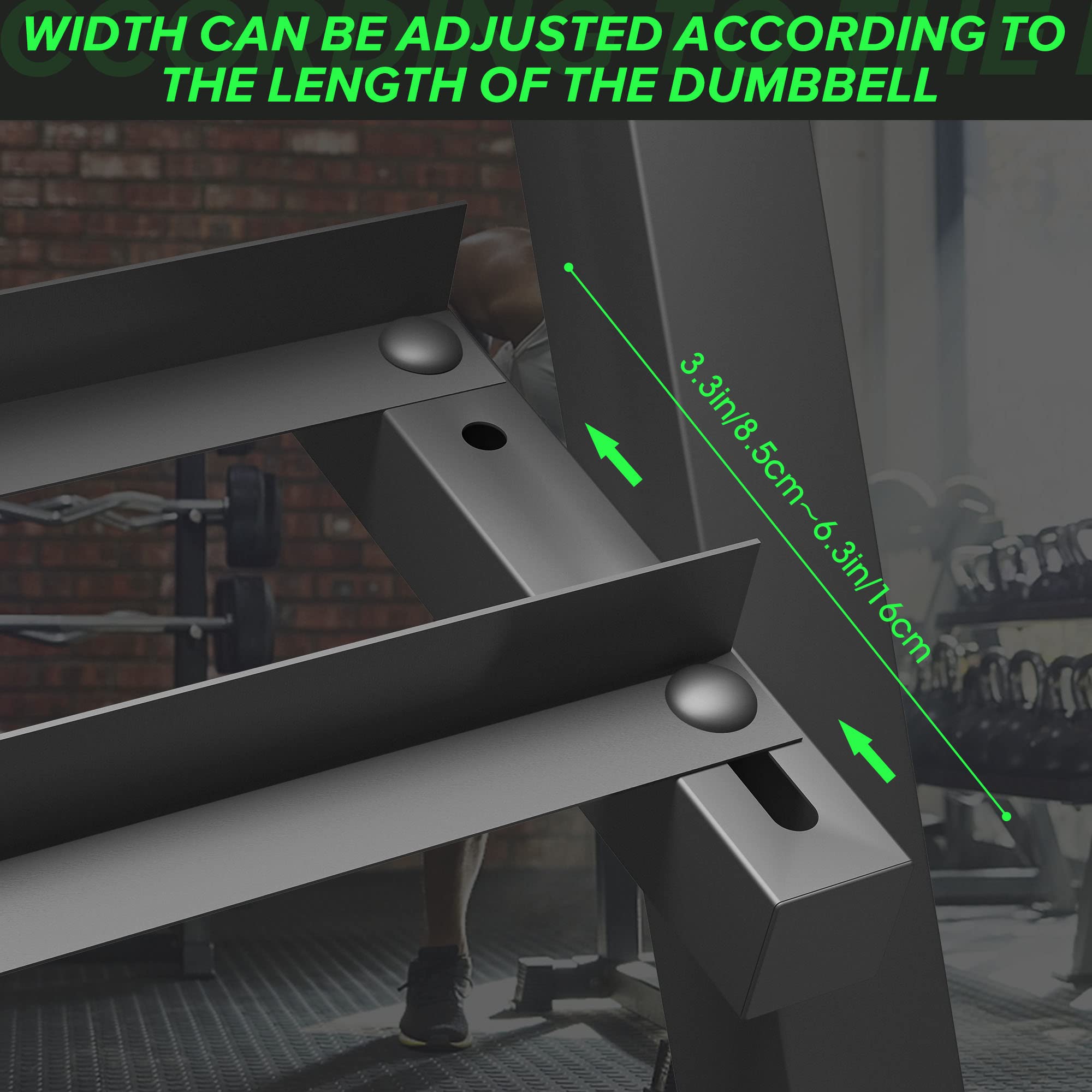 Dumbbell Rack Fitness 3 Tier Dumbbell Weight Rack Heavy Duty Multifunctional Weight Stand For Home Gym Suitable For Storage Of D