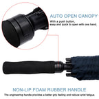 G4Free 72 Inch Huge Large Oversize Golf Umbrella Automatic Open Double Canopy Vented Windproof Stick Umbrellas, 6 Ft Heavy Duty