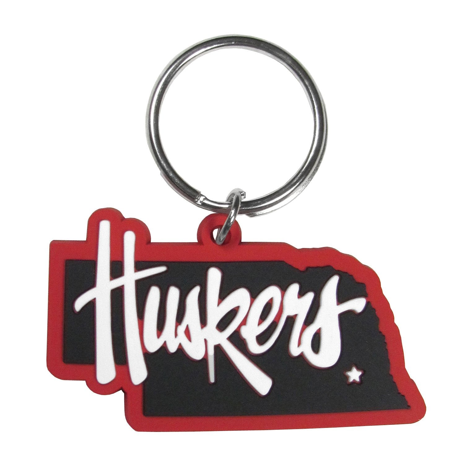 Siskiyou Sports NCAA Nebraska Cornhuskers Home State Flexi Key Chain