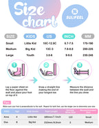 Sulifeel Rainbow Unicorn 4 Size Adjustable Light Up Roller Skates For Girls Boys For Kids Blue Small