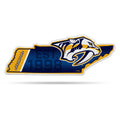 Rico Industries Nhl Nashville Predators State Shape Shape Cut Pennant - Home And Living Room D  Cor - Soft Felt Ez To Hang