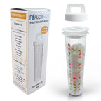 Flavorfuze Pod - Fruit Infuser Insert With Two Lids, Compatible With Hydro Flask, Iron Flask, Takeya, Thermoflask And Similar Wi