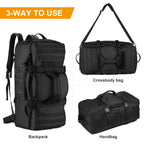 Huntvp 60L Tactical Military Backpack Gear Sport Outdoor Assault Pack Rucksack Bag For Hunting Camping Trekking Travel,Black