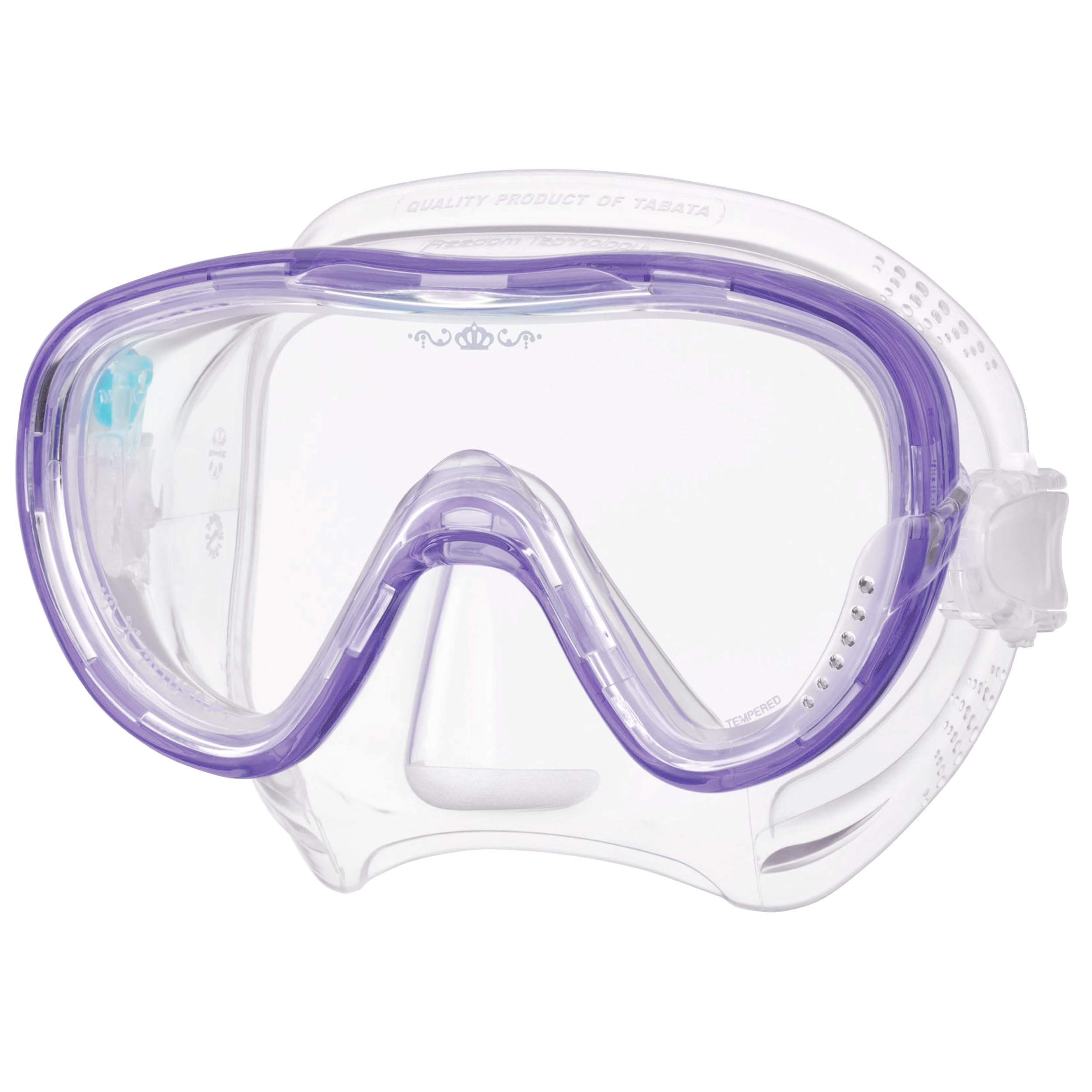 TUSA M-1002 Freedom Tina Scuba Diving Mask, Purple Quartz