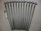 12 Pack Of Heavy Duty Steel Tent Stakes, Anchors, Spikes Or Pegs