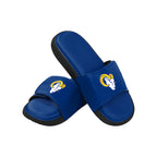 FOCO Los Angeles Rams NFL Mens Foam Sport Slide - XL