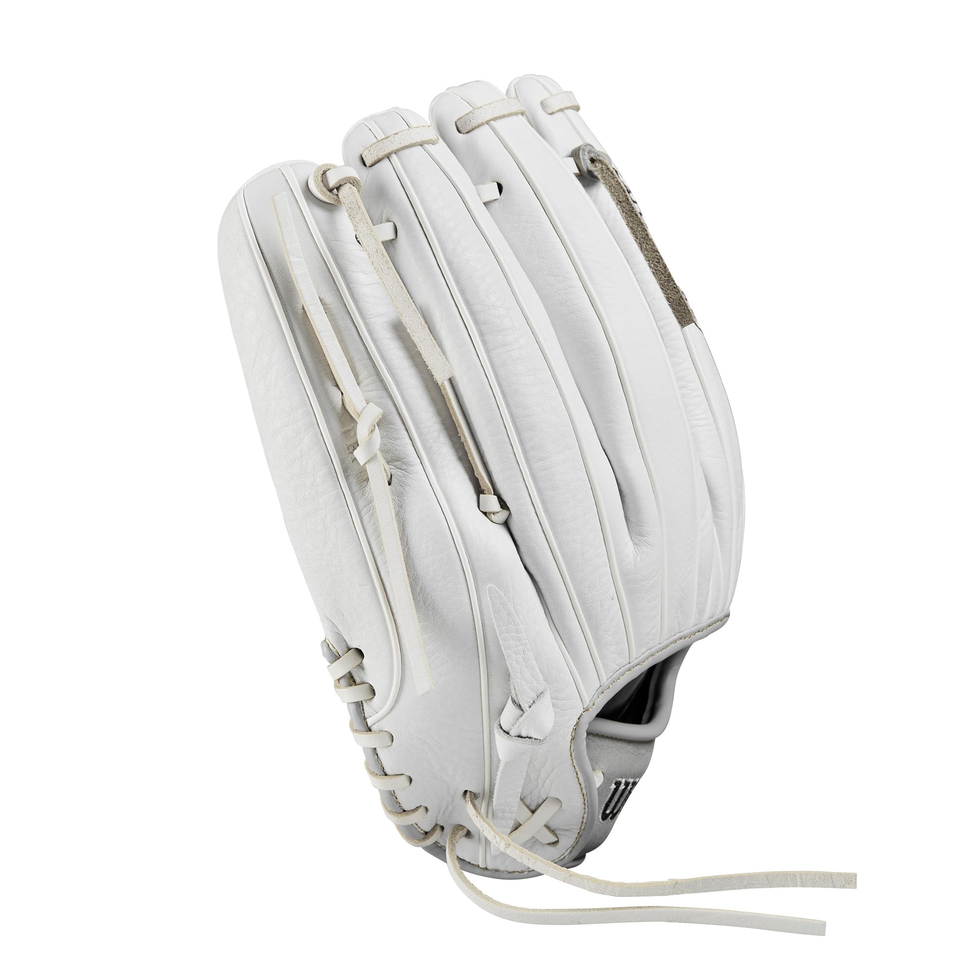 Wilson 2024 A1000 T125 12.5    Outfield Fastpitch Softball Glove - White/Silver/Gold, Left Hand Throw