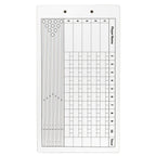 Murray Sporting Goods Dry Erase Coaches Clipboard | Double-Sided Dry Erase White Board (Bowling)