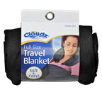 Cloudz Cozy Compact Airplane Travel Blanket For Your Flight, Car, Camping, Home Or Comforting Warmth Anywhere! - Burgundy