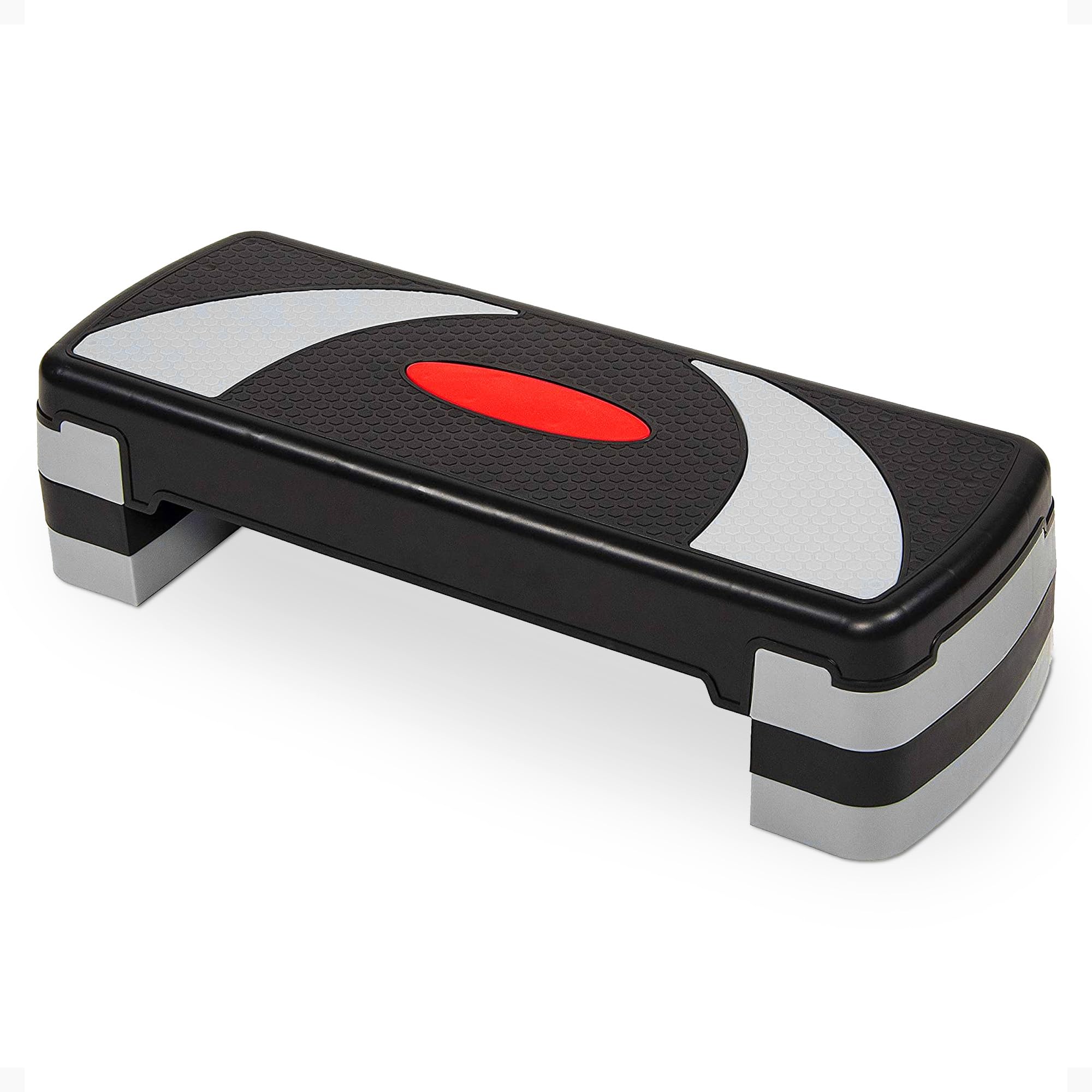 BalanceFrom Aerobic Step Platform, Exercise Stepper in Multiple Colors - Home Gym Fitness Equipment for Cardio, Core, Leg Toning