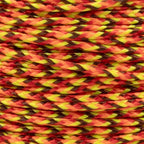 Paracord Planet Micro Paracord - Thin Braided Cord For Crafting, Fishing, And Diy Projects In 125 Ft Spools - Fireball