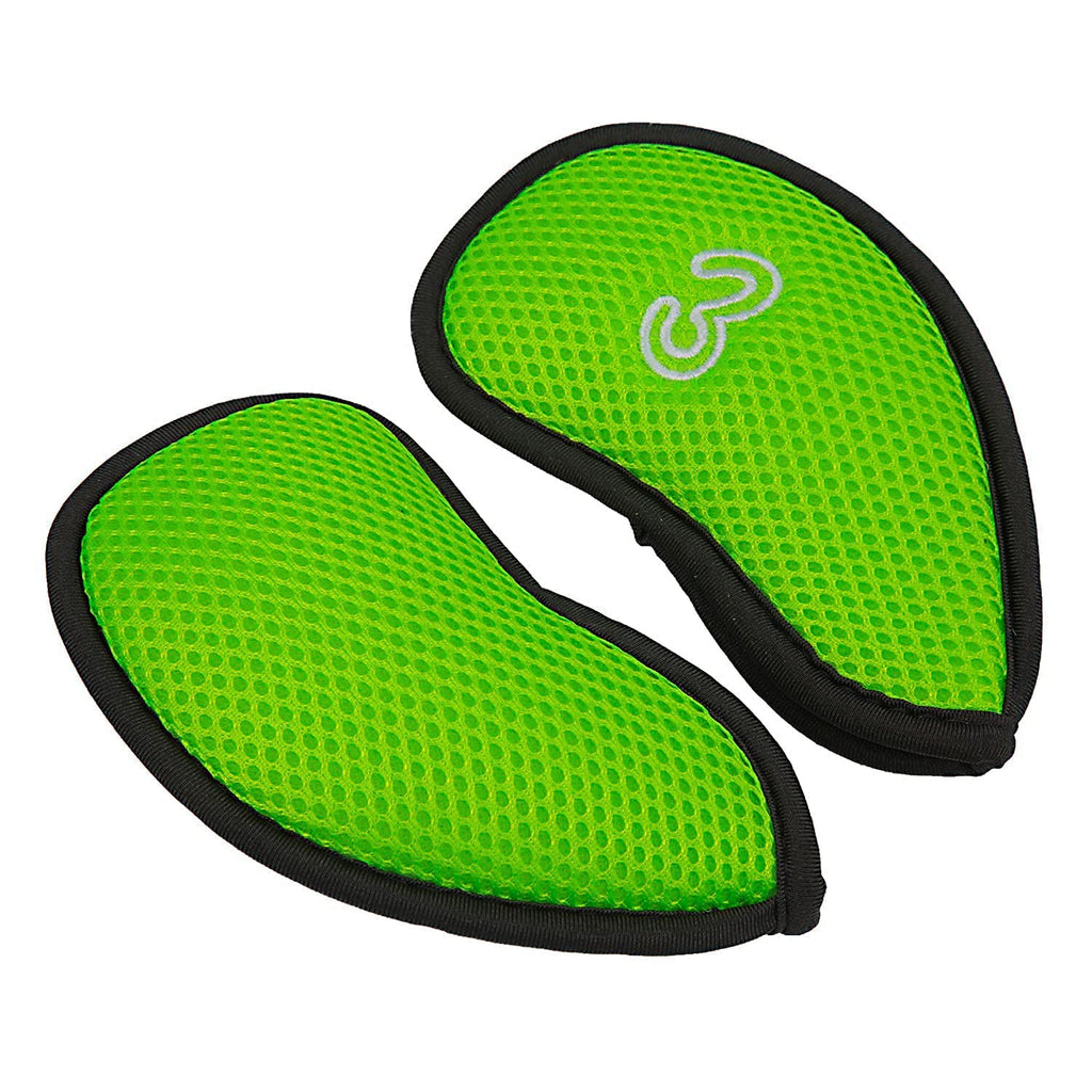 10Pcs/Pack New Meshy Golf Iron Covers Set Golf Club Head Cover Fit Most Irons (Bright Green)