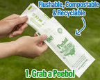 Peebol By Shewee - The Pocket-Sized Toilet - Rapidly Turns 1L Of Urine Into An Odourless, Compostable & Solid Gel. Uk Made, Disp