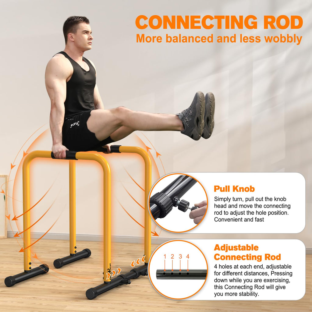 Relife Rebuild Your Life Dip Station Functional Heavy Duty Dip Stands Fitness Workout Dip Bar Station Stabilizer Parallette Push
