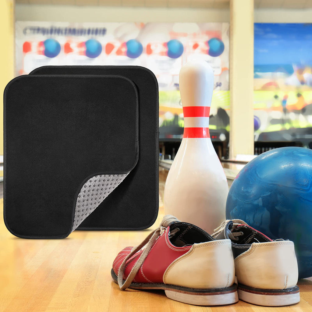2 Pieces Bowling Accessories Bowling Towel Microfiber Bowling Towels To Wipe Off Ball Bowling Pad Towel With Easy Grip Shammy Bo
