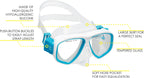 Cressi Rocks Kids Set, Whitelight Blue, Sm