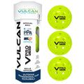 Vulcan | Vpro Flight Outdoor Pickleball | Official Ball Of The Ppa Tour & Mlp | Hi-Vis Yellow | 3 Pack