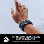 Lokai Silicone Beaded Bracelet For Men & Women, Nfl Football Collection - Minnesota Vikings, Logo, Large - Silicone Jewelry Fash