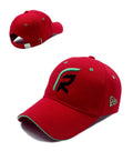 XChange Fashionable 3D Embroidered Cotton Adjustable Baseball Caps For Men | Stylish Fr Baseball Caps For Men (Red)