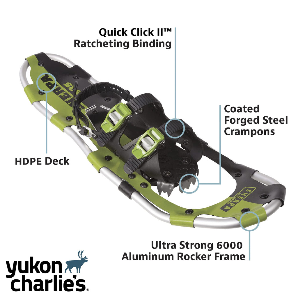 Yukon Charlie'S Sherpa Snowshoe, 8-Inch X 25-Inch