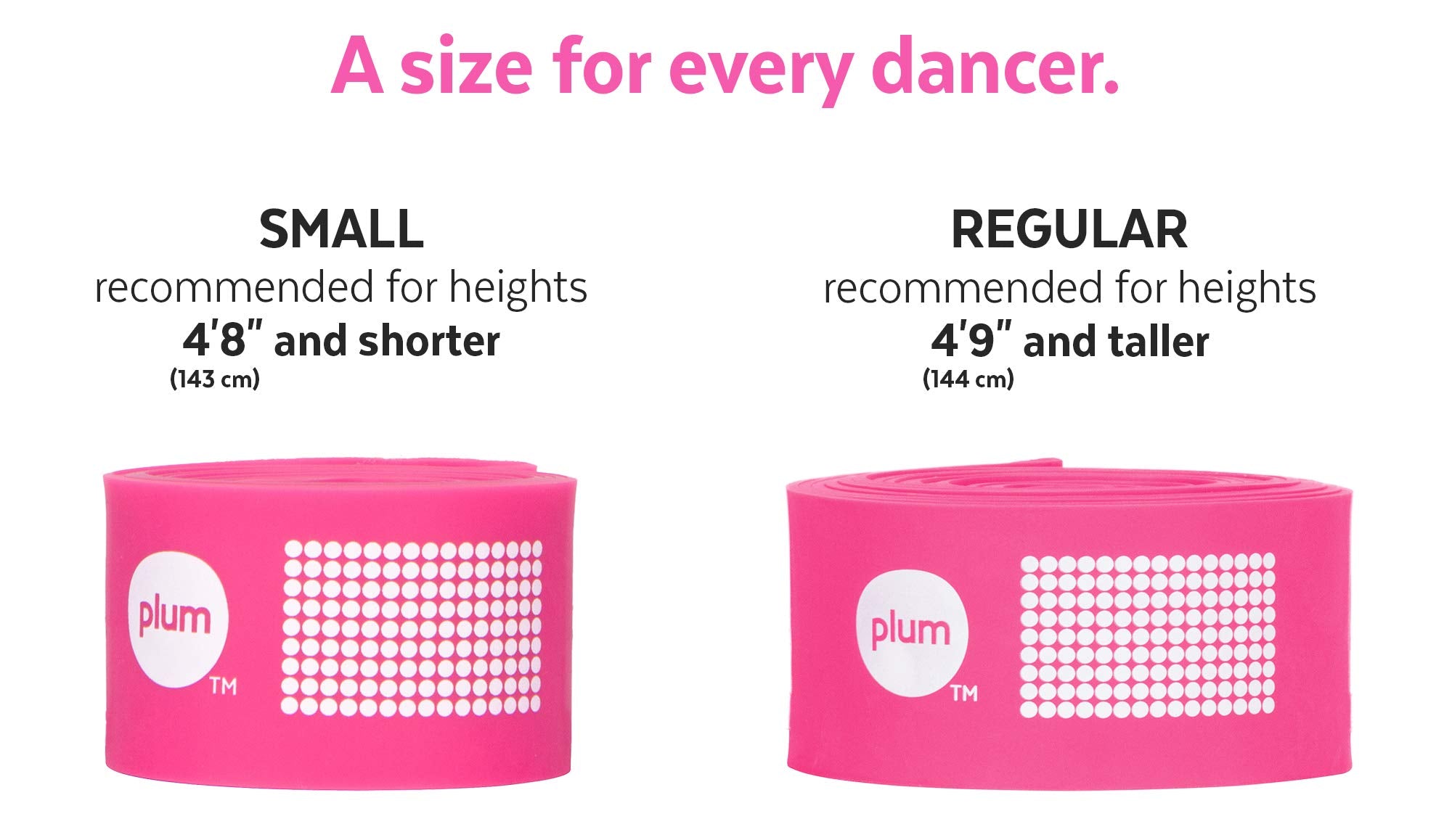 The Plumband Stretch Band For Dance And Ballet - Colors And Sizes For Kids & Adults - Improve Your Splits, Strength, And Flexibi