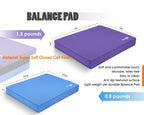 Yes4All Sports Outdoors Gt Sports Fitness Exercise Fitness Balance Trainers Balance Boards Large Balance Pad, C.Purple - L 15,5