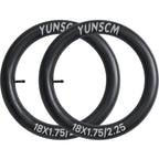 2-Pack 18'' Bike Tubes 18X1.75/2.125 Av33 Schrader Valve Compatible With 18 X 1.75 18 X1.90 18 X 1.95 18 X 2.0 18 X 2.10 18 X 2.
