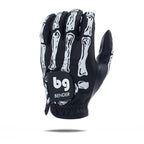 Bg Bender Golf Glove  Wear On Left  (Black Bones, Mens Xxl)