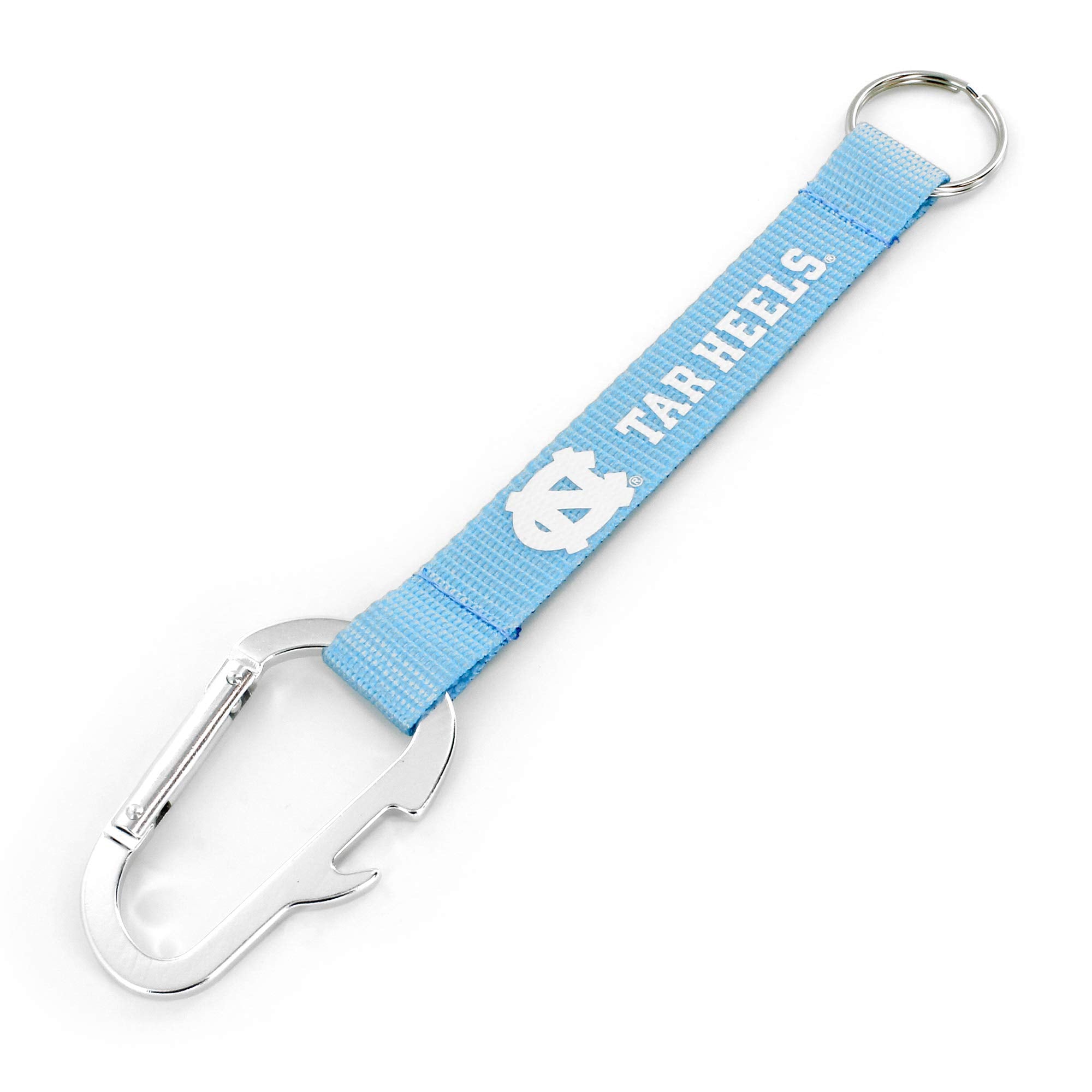 Aminco NCAA North Carolina Tar Heels Bottle Opener Lanyard Carabiner Keychain