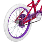 Weize Girls Bike For 6-12 Years Old Kids, 20 Inch Kids Bike With Training Wheels, Streamers, Basket And Doll Seat, Children Bicy