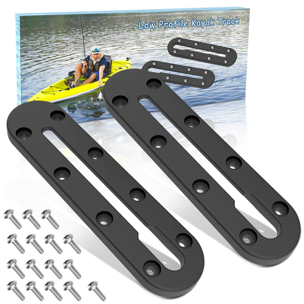 Botepon 7 Kayak Track For Kayak Fishing, Kayak Rail, Kayak Accessories Mount Track, Kayak Gear Track For Fishing Rod Holder, Fis