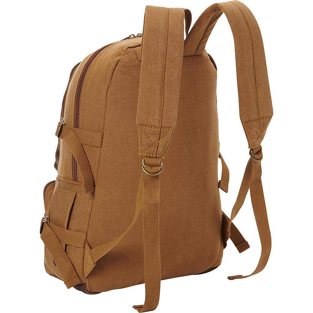 Retro Vintage Airman'S Rucksack - Khaki