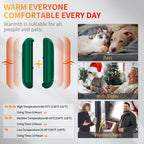 2-Pack Hand Warmers Rechargeable,Portable Electric Hand Warmers Reusable,2 In 1 Handwarmers,Outdoor/Indoor/Working/Studying/Camp