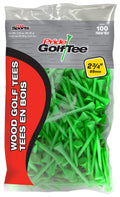 Pride Golf Tee Golf Tees Neon Green 100 Count Bag Tees, Citrus Green, Count Us