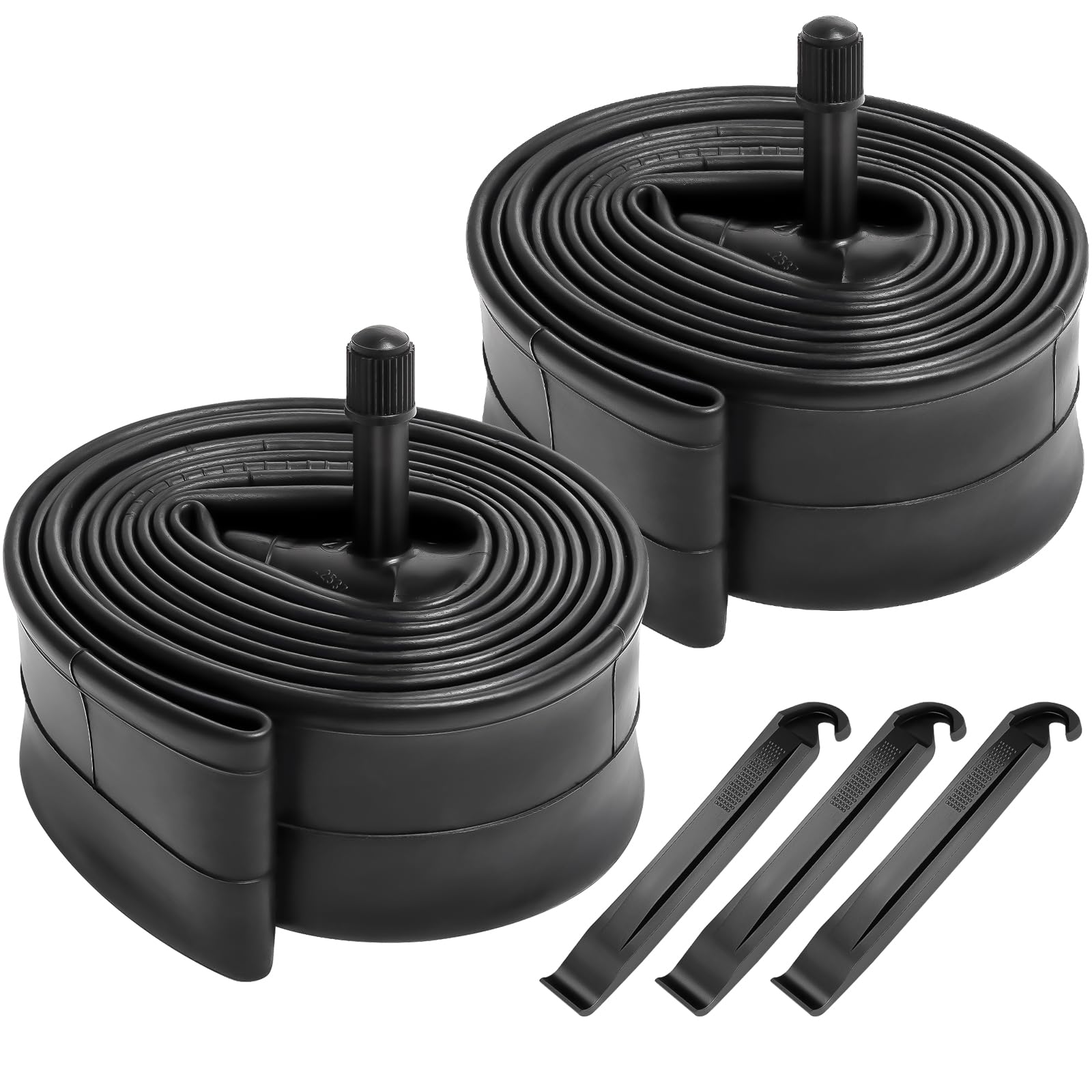 2-Pack 29'' Bike Tubes 29X1.75/1.95/2.125 Av33Mm Schrader Valve 29'' Bicycle Tubes Compatible With 29 X 1.75 29 X 1.90 29 X 1.95