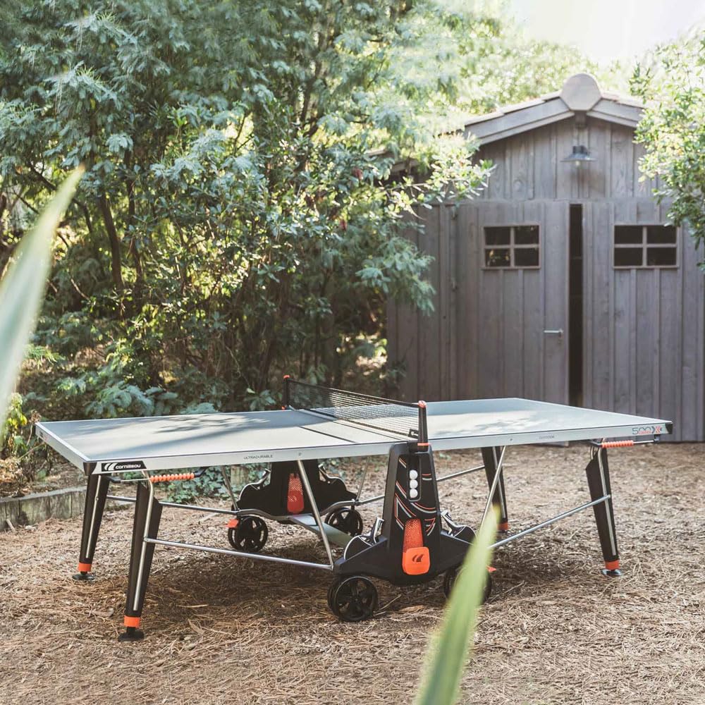 500X Outdoor Table Tennis Table (Black)