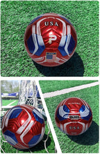 PLAYPRO Country Training Soccer Ball: World Edition (USA - RED, 3)