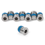 No-Profile Recessed Bottle Cage Boss Blanking & Sealing Screws (Natural Stainless, 8-Pack)