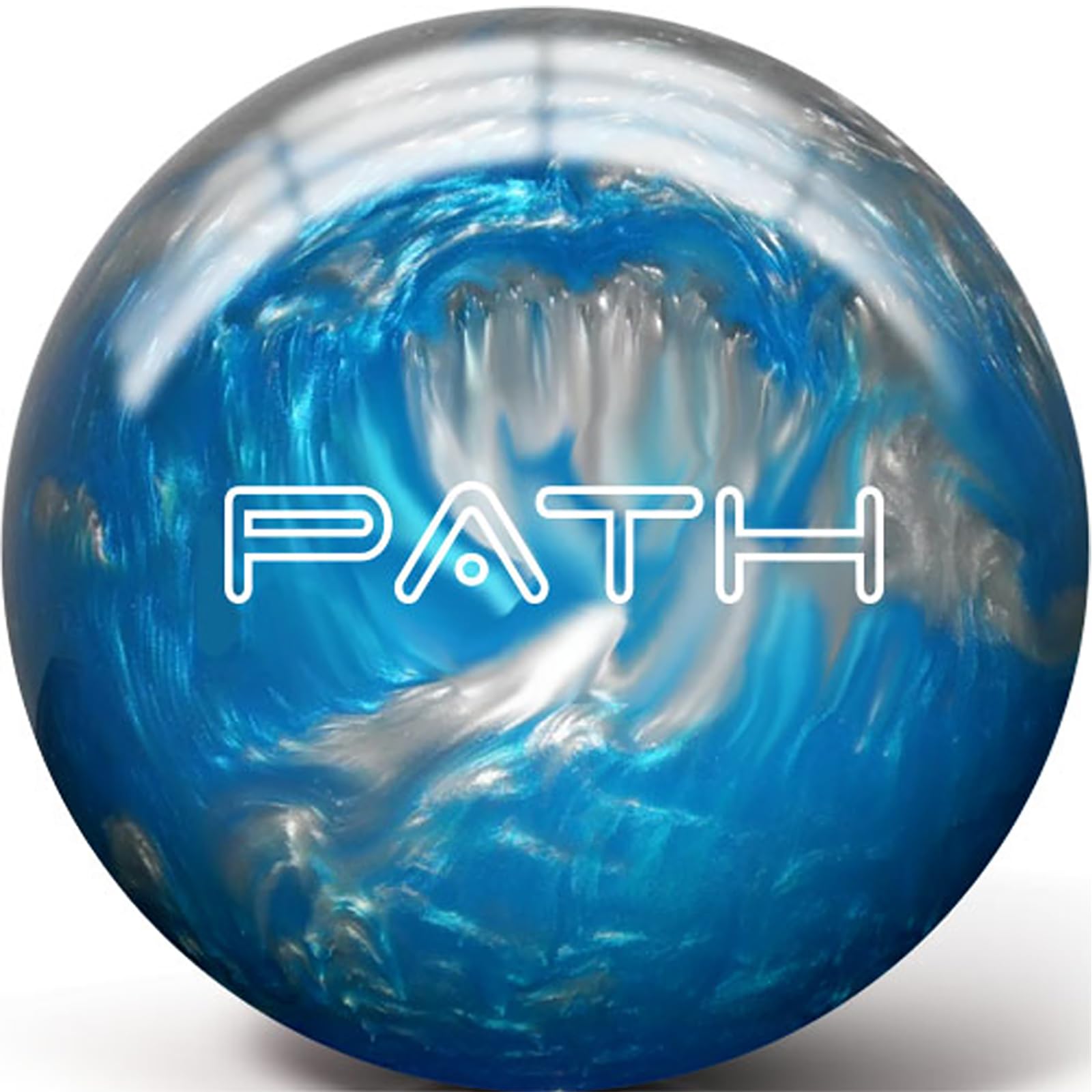 Pyramid Path Bowling Ball (Aqua/Silver, 14LB)