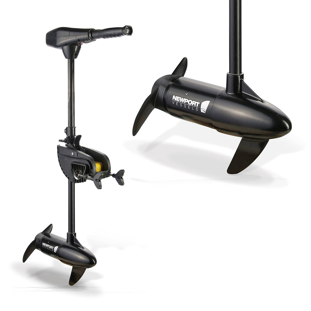 Newport Vessels Nv-Series 36Lb Thrust Saltwater Transom Mounted Trolling Electric Trolling Motor W/Led Battery Indicator & 30'' 