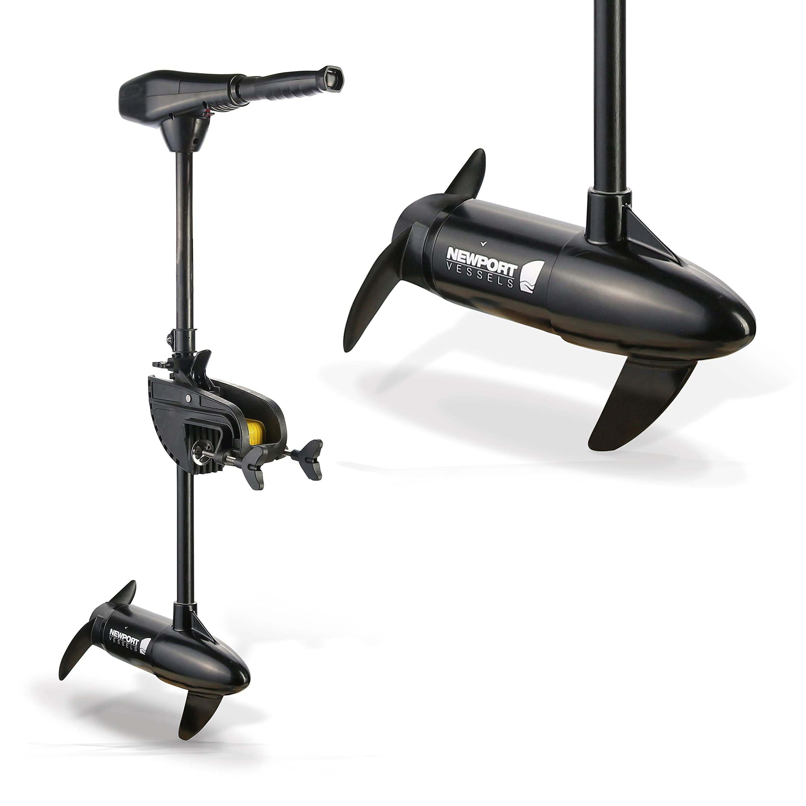 Newport Vessels Nv-Series 36Lb Thrust Saltwater Transom Mounted Trolling Electric Trolling Motor W/Led Battery Indicator & 30'' 
