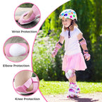 Bosoner Kids/Youth Knee Pads Elbow Pads Guards Set For For Multi Sports Roller Skates Skateboarding. Inline Roller Skating Cycli