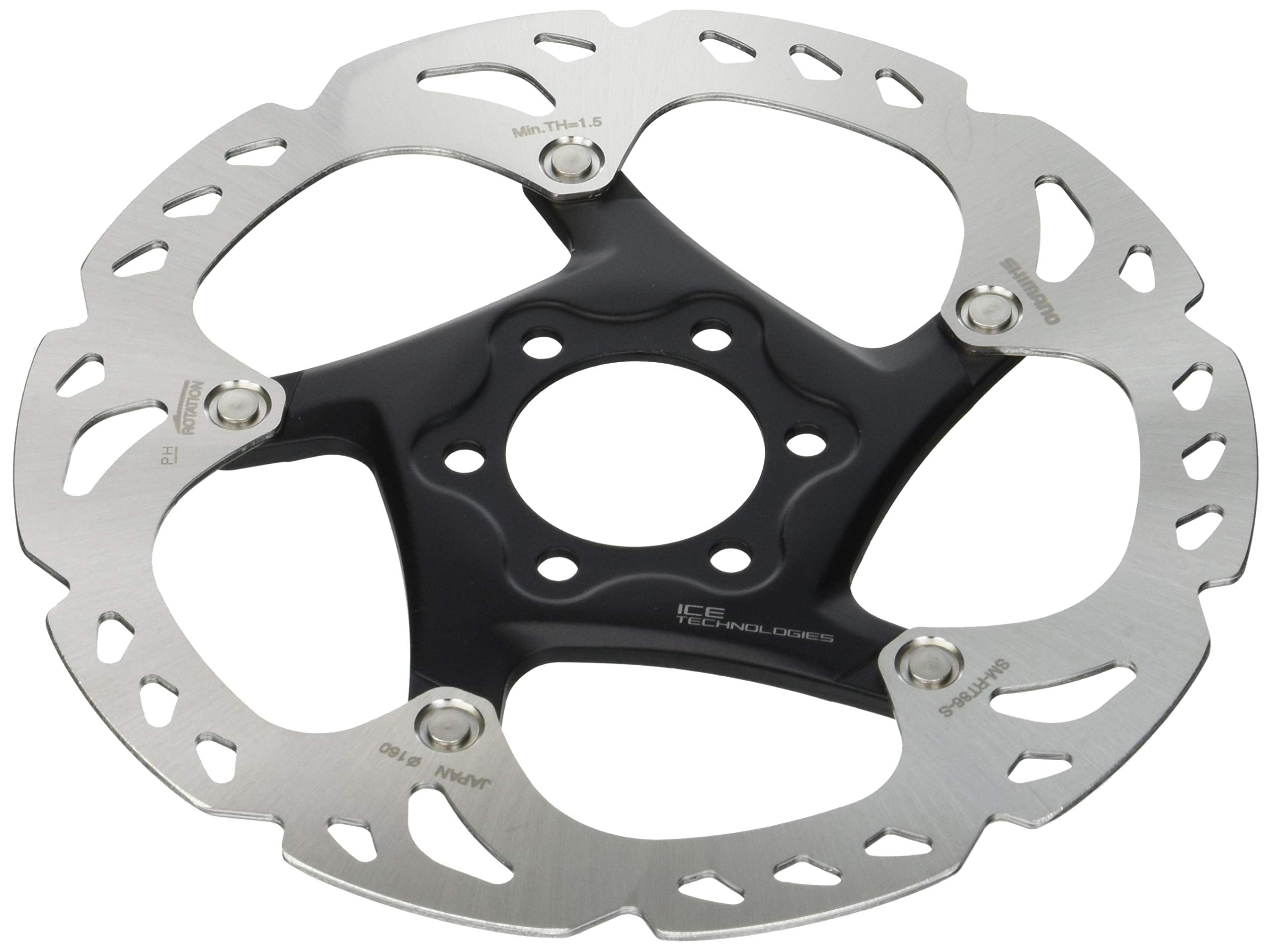 Shimano Ice Tech Brake Rotor, Silver, 160Mm