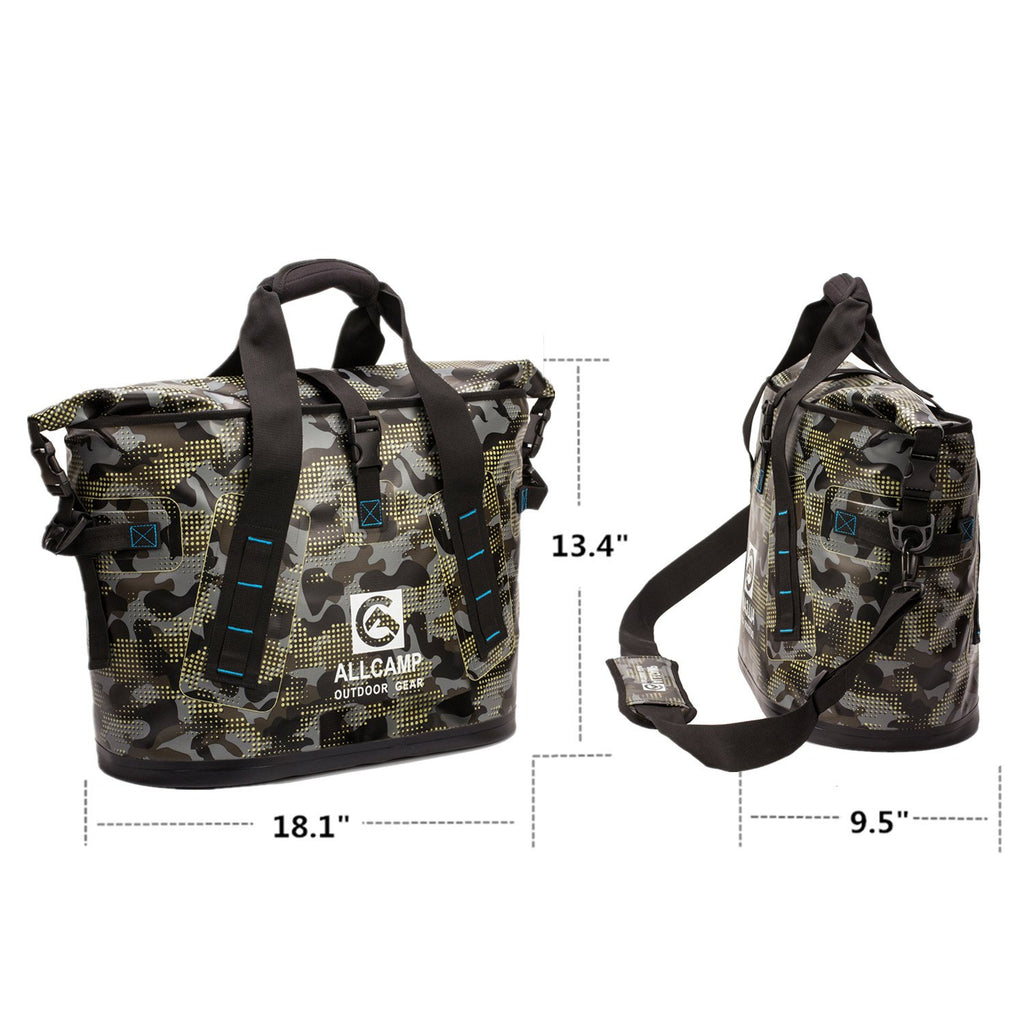 Allcamp Outdoor Gear Hopper Portable Cooler Bag 25L With 5 Ice Pack Boxes(Camo Grey)
