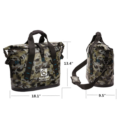 Allcamp Outdoor Gear Hopper Portable Cooler Bag 25L With 5 Ice Pack Boxes(Camo Grey)